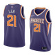NBA Men Phoenix Suns Purple #21 LEN Jersey High Quality Name and Number Print