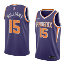 NBA Men Phoenix Suns Purple #15 WILLAMS Jersey High Quality Name and Number Print