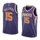 NBA Men Phoenix Suns Purple #15 WILLAMS Jersey High Quality Name and Number Print