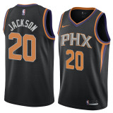 NBA Men Phoenix Suns Black #20 JACKSON Jersey High Quality Name and Number Print