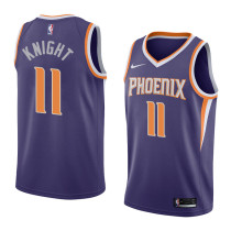 NBA Men Phoenix Suns Purple #11 KNIGHT Jersey High Quality Name and Number Print