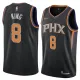 NBA Men Phoenix Suns Black #8 KING Jersey High Quality Name and Number Print