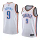 NBA Men Oklahoma City Thunder White #9 GRANT Jersey High Quality Name and Number Print