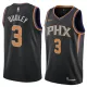 NBA Men Phoenix Suns Black #3 DUDLEY Jersey High Quality Name and Number Print