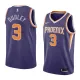 NBA Men Phoenix Suns Purple #3 DUDLEY Jersey High Quality Name and Number Print