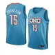 NBA Men Oklahoma City Thunder Light Blue #15 GRANTHAM Jersey High Quality Name and Number Print