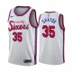 NBA Men Philadelphia 76ers 19-20 Season White #35 SHAYOK Jersey High Quality Name and Number Print