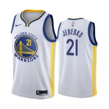 NBA Men Golden State Warriors 19-20 Season White #21 JEREBKO Jersey High Quality Name and Number Print
