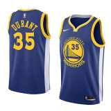 NBA Men Golden State Warriors Blue #35 DURANT Jersey High Quality Name and Number Print