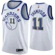 NBA Men Golden State Warriors Retro White #11 THOMPSON Jersey High Quality Name and Number Print