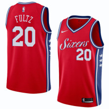 NBA Men Philadelphia 76ers Red #20 FULTZ Jersey High Quality Name and Number Print