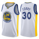 NBA Men Golden State Warriors White #30 CURRY Jersey High Quality Name and Number Print