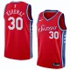 NBA Men Philadelphia 76ers Red #30 KORKMAZ Jersey High Quality Name and Number Print