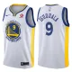 NBA Men Golden State Warriors White #9 IGUODALA Jersey High Quality Name and Number Print