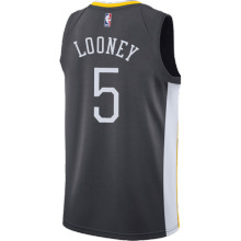 NBA Men Golden State Warriors Black #5 LOONEY Jersey High Quality Name and Number Print