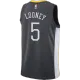 NBA Men Golden State Warriors Black #5 LOONEY Jersey High Quality Name and Number Print