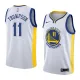 NBA Men Golden State Warriors White #11 THOMPSON Jersey High Quality Name and Number Print