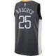 NBA Men Golden State Warriors Black #25 BOUCHER Jersey High Quality Name and Number Print