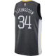 NBA Men Golden State Warriors Black #34 LIVINGSTON Jersey High Quality Name and Number Print