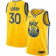 NBA Men Golden State Warriors 19-20 Season Yellow #30 CURRY Jersey High Quality Name and Number Print