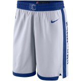 NBA Men Golden State Warriors Retro White Pant Short High Quality Name and Number Print