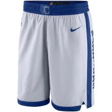 NBA Men Golden State Warriors Retro White Pant Short High Quality Name and Number Print