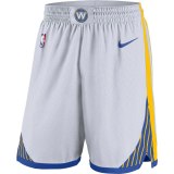 NBA Men Golden State Warriors White Pant High Quality Name and Number Print