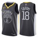 NBA Men Golden State Warriors Black #18 CASSPI Jersey High Quality Name and Number Print