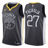 NBA Men Golden State Warriors Black #27 PACHULIA Jersey High Quality Name and Number Print