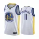 NBA Men Golden State Warriors 19-20 Season White #11 THOMPSON Jersey High Quality Name and Number Print