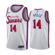 NBA Men Philadelphia 76ers 19-20 Season White #14 PELLE Jersey High Quality Name and Number Print