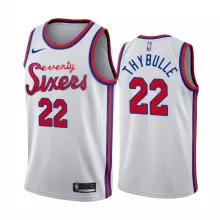 NBA Men Philadelphia 76ers 19-20 Season White #22 THYBULLE Jersey High Quality Name and Number Print