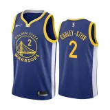 NBA Men Golden State Warriors 19-20 Season Blue #2 CAULEY-STEIN Jersey High Quality Name and Number Print