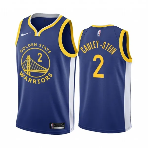 NBA Men Golden State Warriors 19-20 Season Blue #2 CAULEY-STEIN Jersey High Quality Name and Number Print