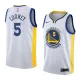 NBA Men Golden State Warriors White #5 LOONEY Jersey High Quality Name and Number Print