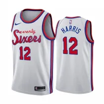 NBA Men Philadelphia 76ers 19-20 Season White #12 HARRIS Jersey High Quality Name and Number Print