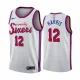 NBA Men Philadelphia 76ers 19-20 Season White #12 HARRIS Jersey High Quality Name and Number Print