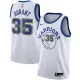 NBA Men Golden State Warriors Retro White #35 DURANT Jersey High Quality Name and Number Print