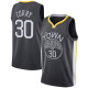 NBA Men Golden State Warriors Black #30 CURRY Jersey High Quality Name and Number Print