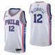 NBA Men Philadelphia 76ers White #12 McCONNELL Jersey High Quality Name and Number Print