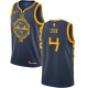 NBA Men Golden State Warriors Navy #4 COOK Jersey High Quality Name and Number Print