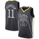 NBA Men Golden State Warriors Black #11 THOMPSON Jersey High Quality Name and Number Print