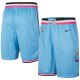 NBA Men Miami Heat Blue Pant Short High Quality Name and Number Print