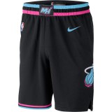 NBA Men Miami Heat Black City Pant High Quality Name and Number Print