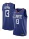 NBA Men Los Angeles Clippers Blue #13 GEORGE Jersey High Quality Name and Number Print