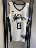 NBA Men Los Angeles Clippers 19-20 Season White #13 GEORGE Jersey High Quality Name and Number Print