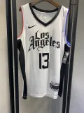 NBA Men Los Angeles Clippers 19-20 Season White #13 GEORGE Jersey High Quality Name and Number Print