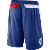 NBA Men Los Angeles Clippers Blue Pant Short High Quality Name and Number Print