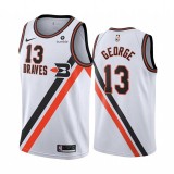 NBA Men Los Angeles Clippers Retro White #13 GEORGE Jersey High Quality Name and Number Print