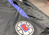NBA Men Los Angeles Clippers Black Pant Short High Quality Name and Number Print